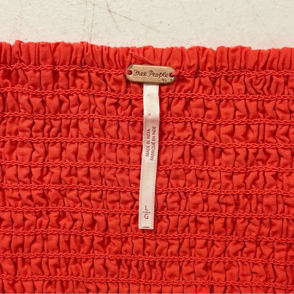 Free People Kianna Lace Button Front Tank in Radiant Watermelon - Picture 10 of 11